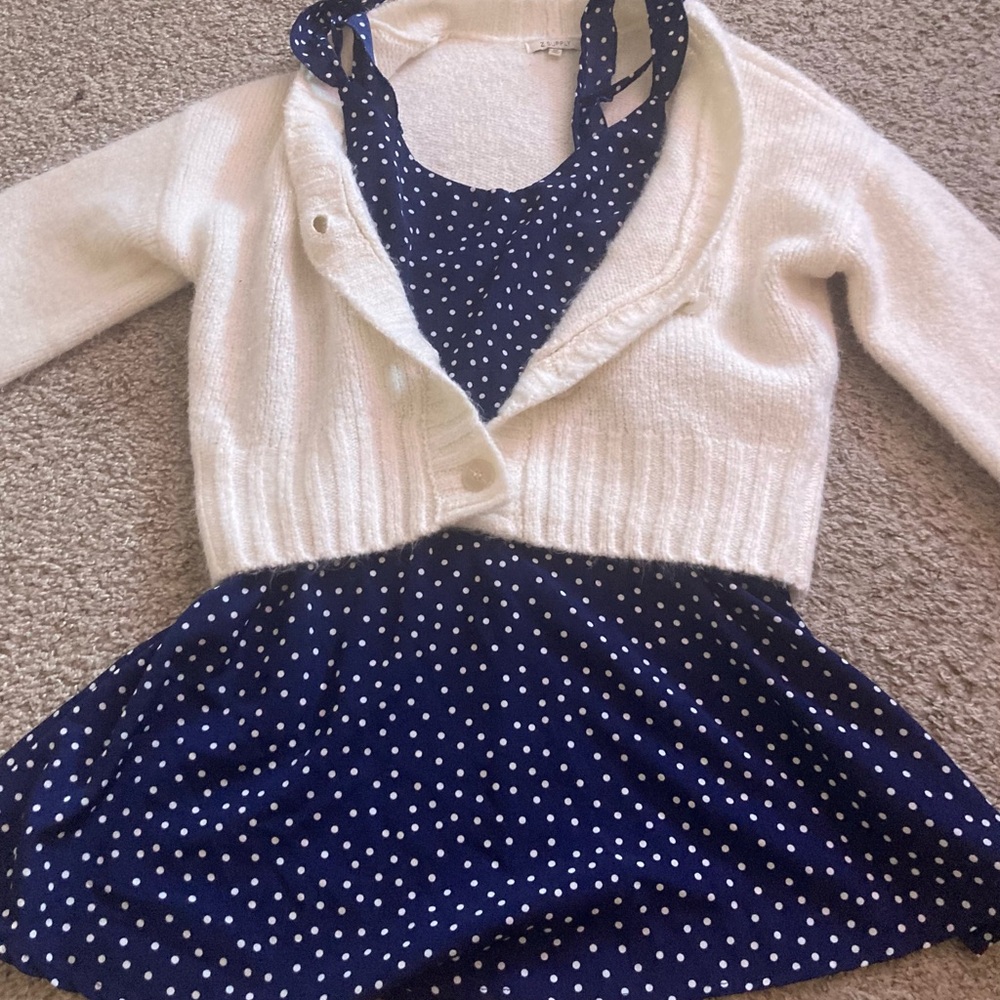 Dress and Cardigan SET
